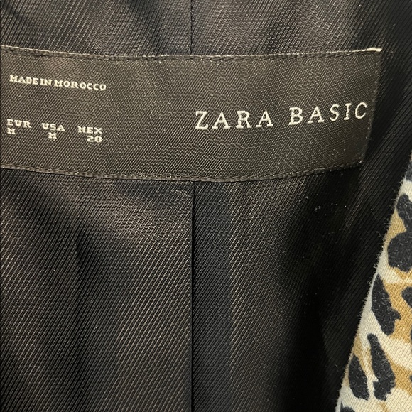 Zara basic leopard blazer - Picture 2 of 5